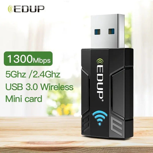 EDUP AC1300Mbps USB WiFi Adapter for PC and Laptop - KittyKat Lane LLC