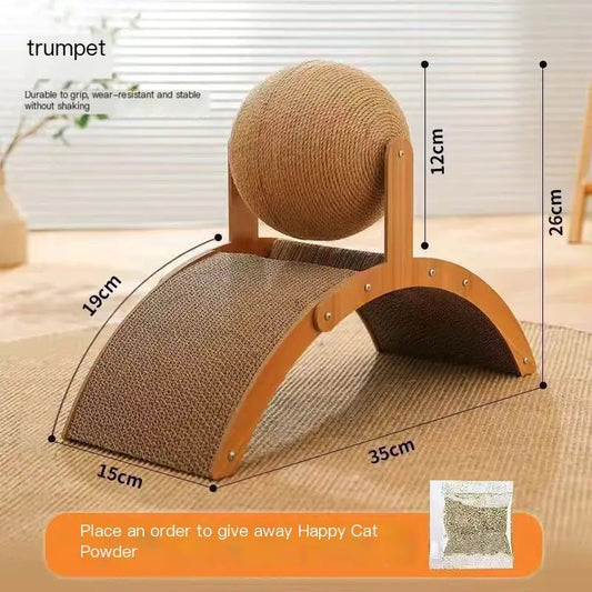 CatBall™ Scratching Post - Durable Vertical Cat Toy (One Piece)