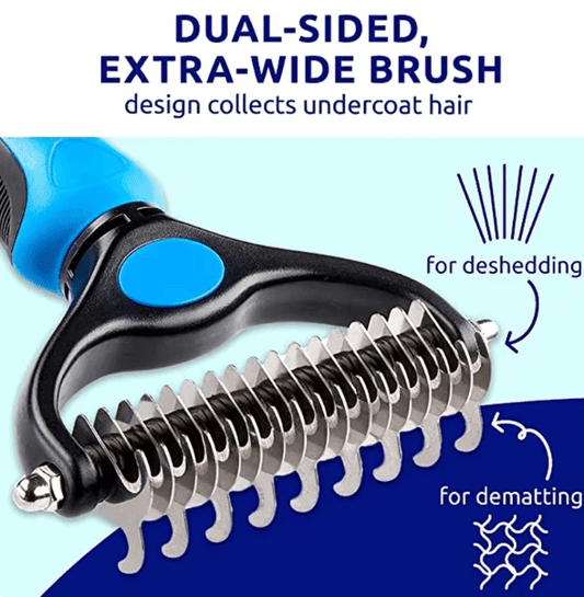 Professional Double-Sided Pet Grooming Brush - KittyKat Lane LLC