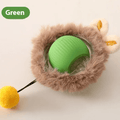  Plush Cat Ball Green