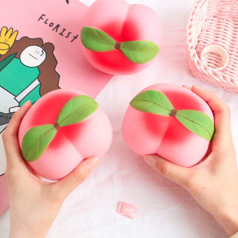 Stress Relief Peach Toy with Slow Rebound (Unique Gift) - KittyKat Lane LLC
