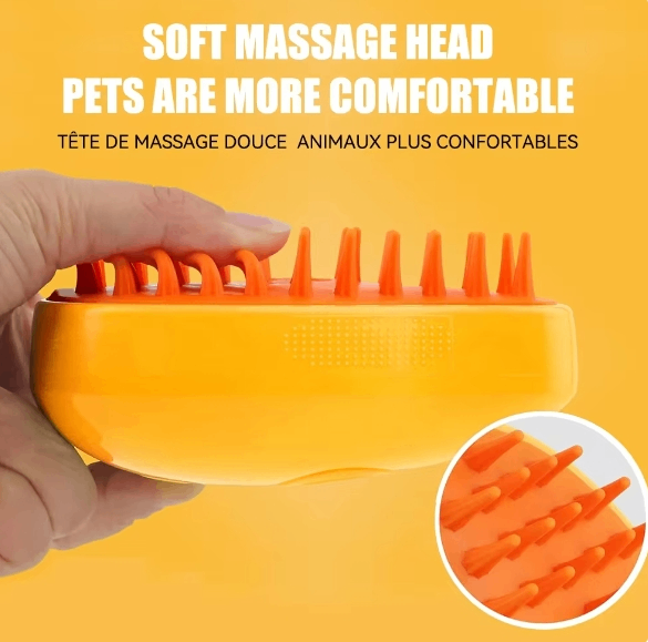 Pet Steam Brush Electric Spray Comb - KittyKat Lane LLC