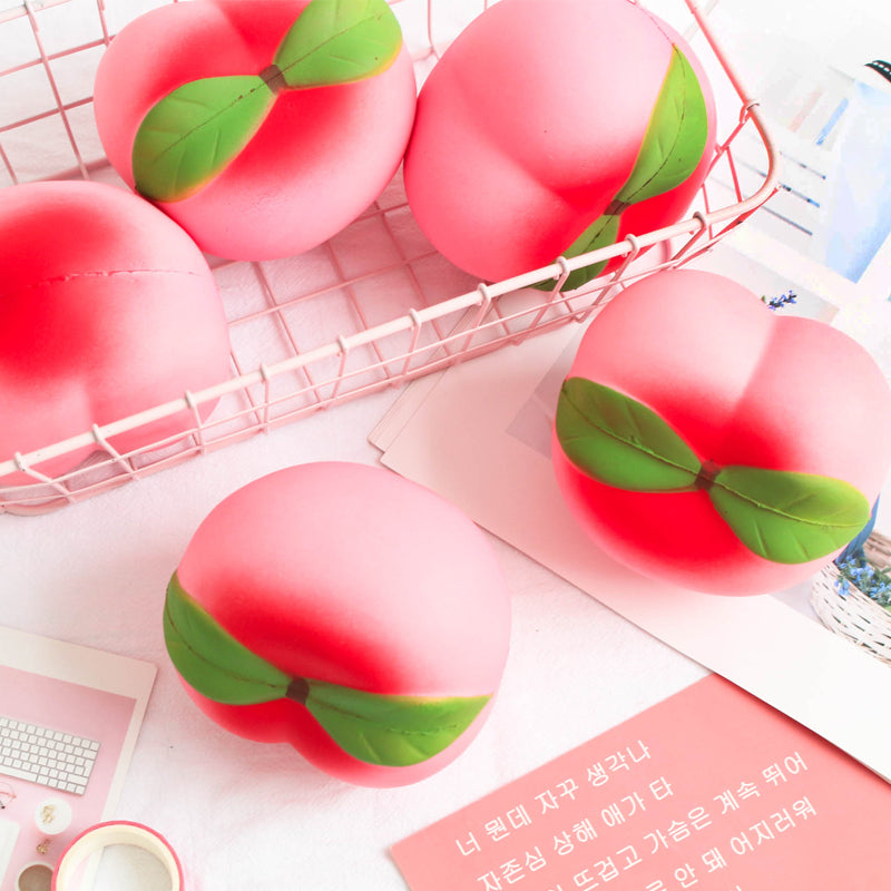 Stress Relief Peach Toy with Slow Rebound (Unique Gift) - KittyKat Lane LLC