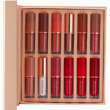 12 pcs Moisturizing Velvet Matte Lipstick Gift Box - KittyKat Lane LLC