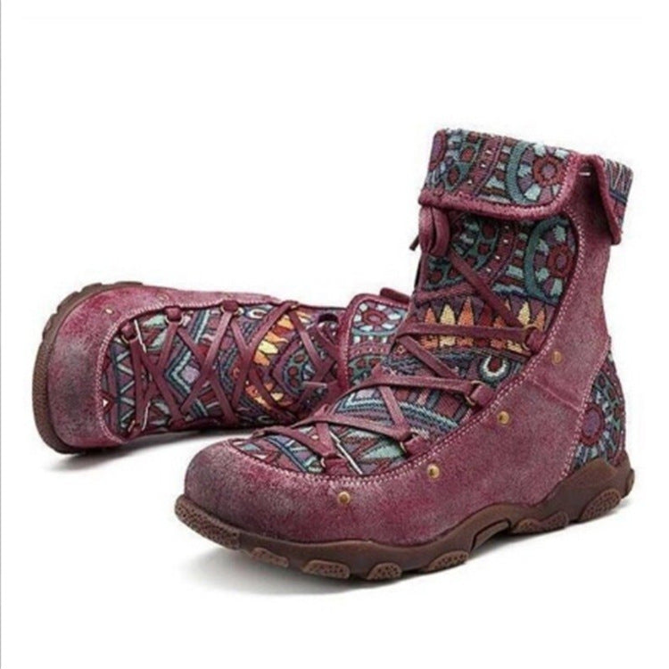 Plus Size Women's Winter Flat Short Boots - KittyKat Lane LLC