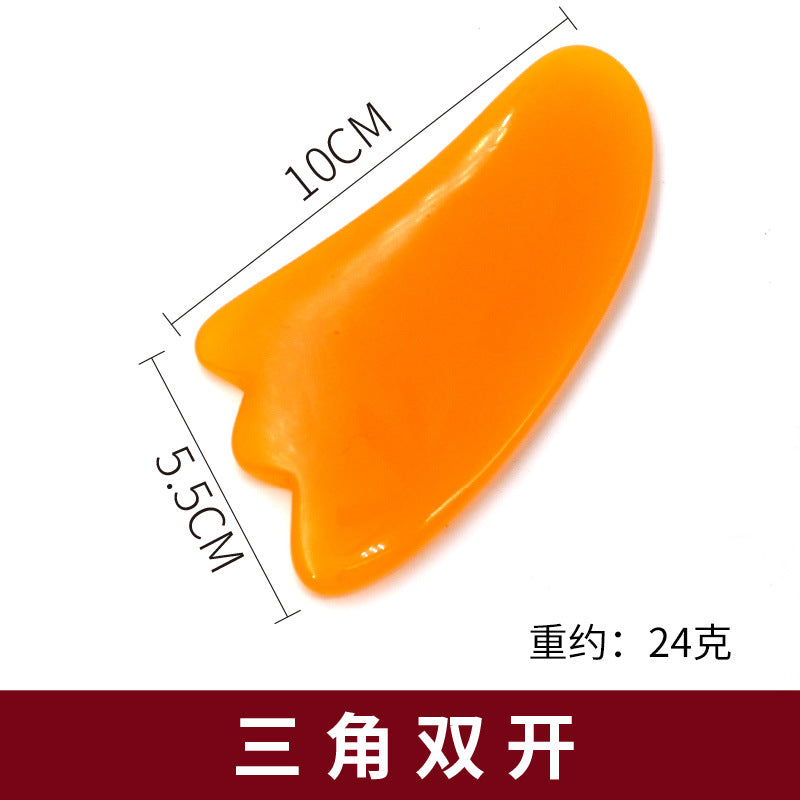 Resin Honey Wax Gua Sha Massage Tool for Face and Body