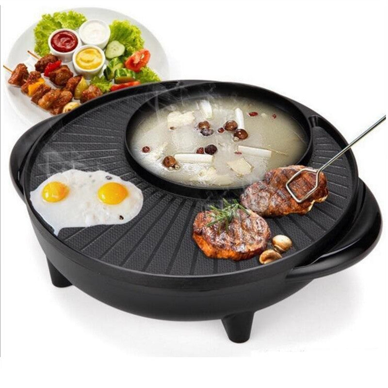 Korean Electric Hot Pot, Multifunctional Grill Pan - KittyKat Lane LLC