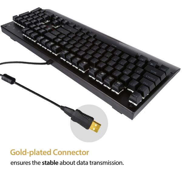 Redragon K557 RGB Mechanical Gaming Keyboard 104 Keys - KittyKat Lane LLC