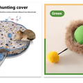  Plush Cat Ball Green Set