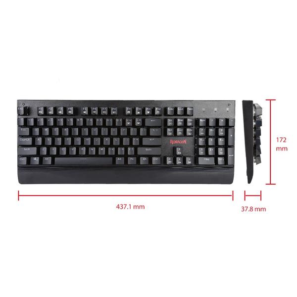 Redragon K557 RGB Mechanical Gaming Keyboard 104 Keys - KittyKat Lane LLC