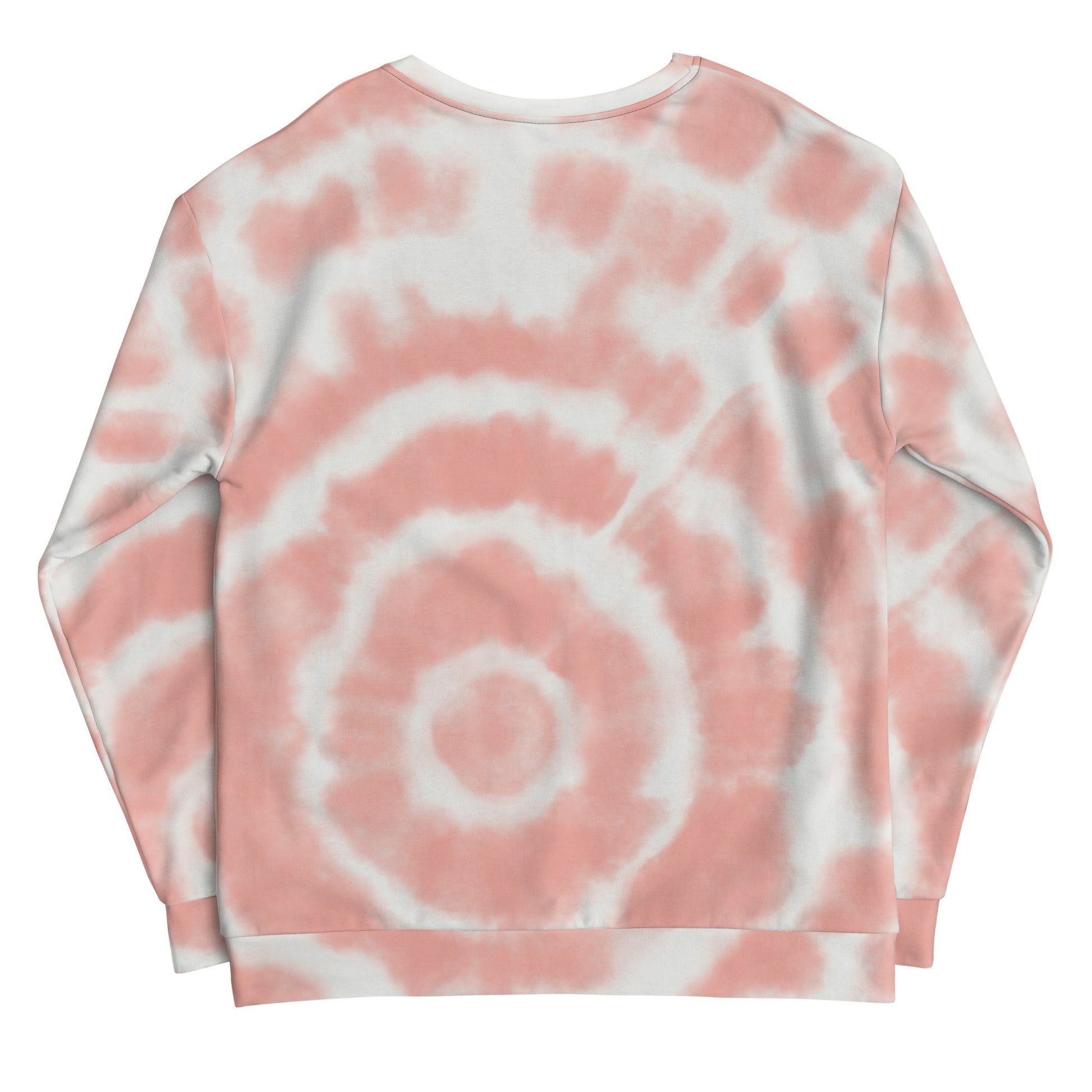 Peach Tie-Dye Vibe Tropical Sweatshirt - KittyKat Lane LLC