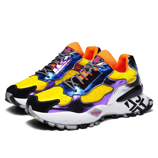 Autumn New Trendy Colorful Dad Sneakers for Men - KittyKat Lane LLC
