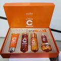  SADOER Five-fold Vitamin C Whitening and Brightening Skin Care Gift Box (Foreign Version) 100g+30ml+130ml+100ml+50g+2