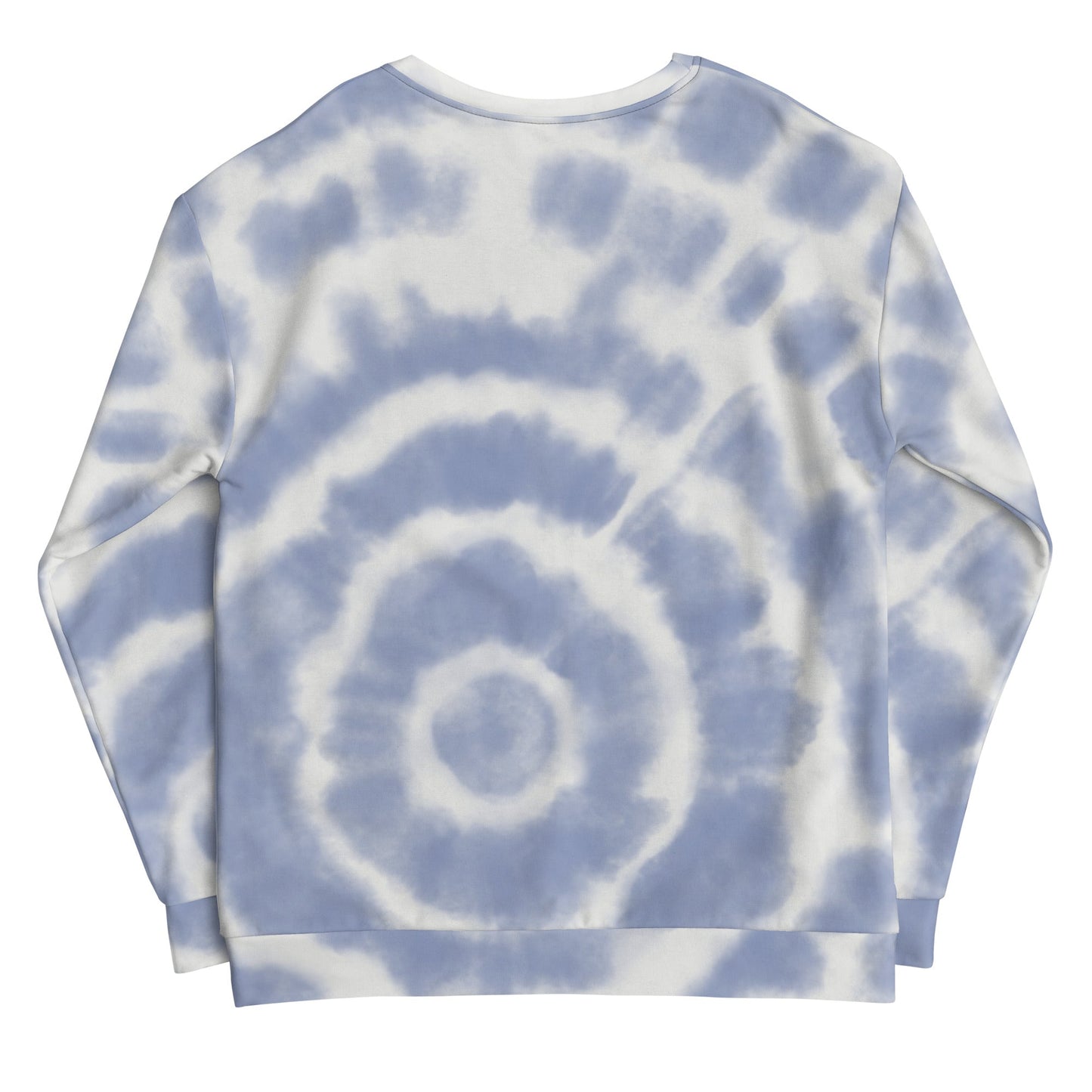 Blue Tie-Dye Vibe Tropical Sweatshirt - KittyKat Lane LLC