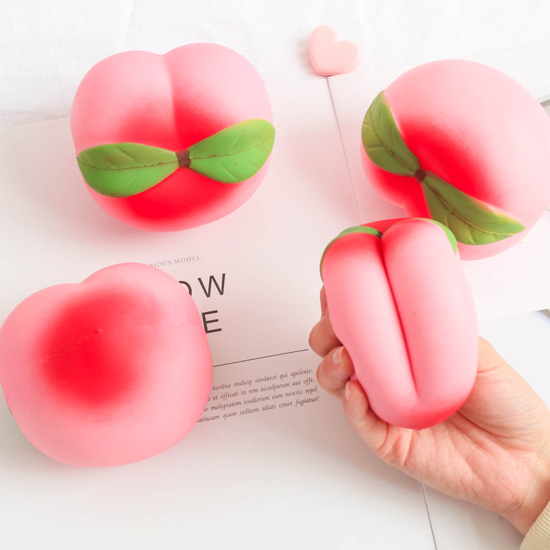 Stress Relief Peach Toy with Slow Rebound (Unique Gift) - KittyKat Lane LLC