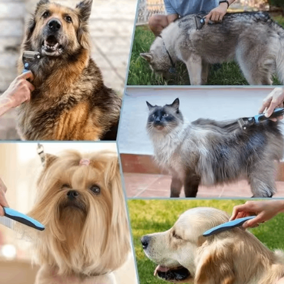 Professional Double-Sided Pet Grooming Brush - KittyKat Lane LLC