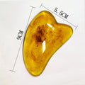  Heart Scraping Plate-Amber