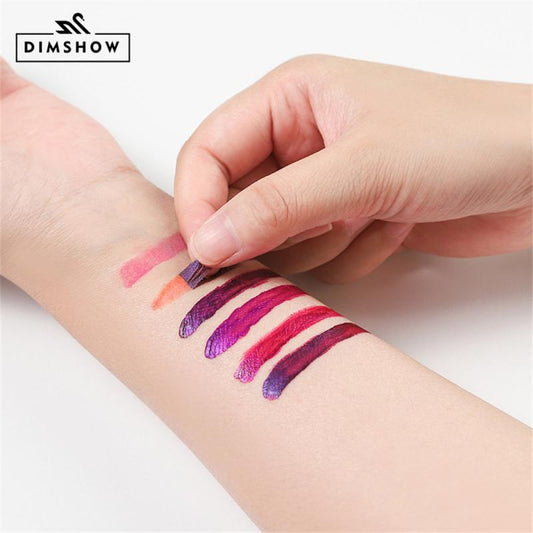 6 Colors Peel Off Lip Gloss - Waterproof Velvet Liquid