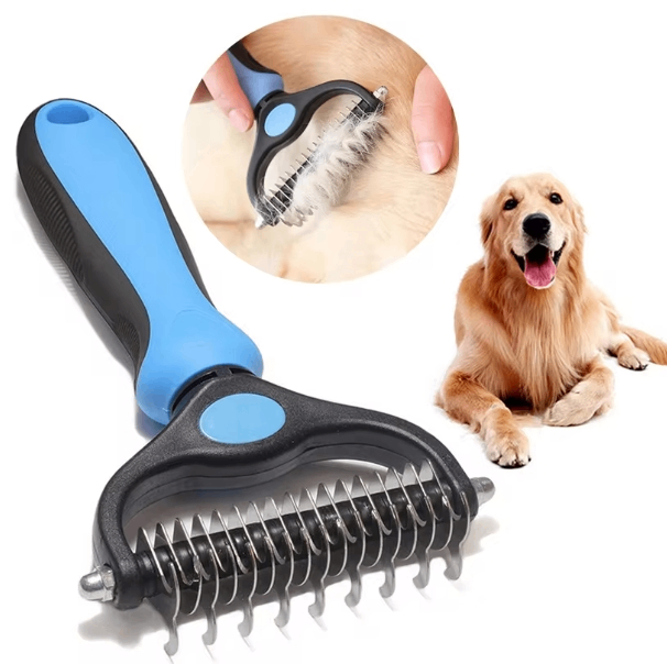 Professional Double-Sided Pet Grooming Brush - KittyKat Lane LLC