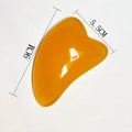  Heart Scraping Plate-Yellow