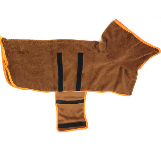 Microfiber Dog Bathrobe Towel for Fast Drying - KittyKat Lane LLC