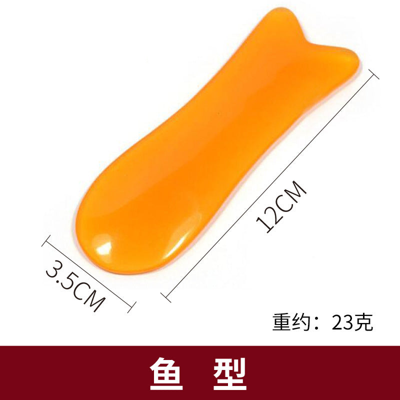 Resin Honey Wax Gua Sha Massage Tool for Face and Body